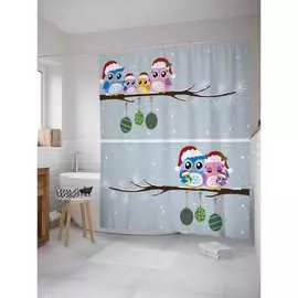 Шторка-занавеска для ванной JOYARTY