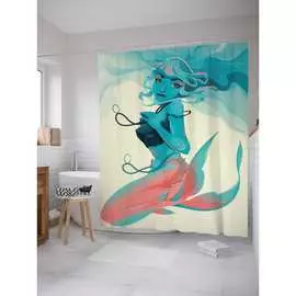 Шторка-занавеска для ванной JOYARTY