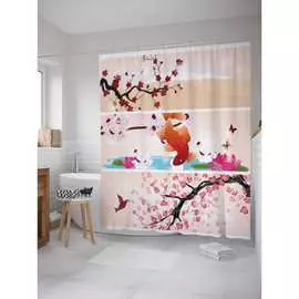 Шторка-занавеска для ванной JOYARTY