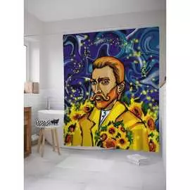 Шторка-занавеска для ванной JOYARTY