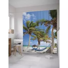 Шторка-занавеска для ванной JOYARTY