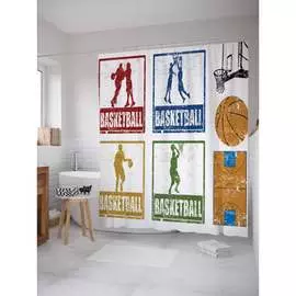 Шторка-занавеска для ванной JOYARTY