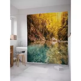 Шторка-занавеска для ванной JOYARTY