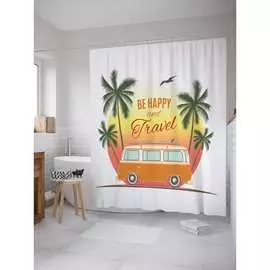 Шторка-занавеска для ванной JOYARTY