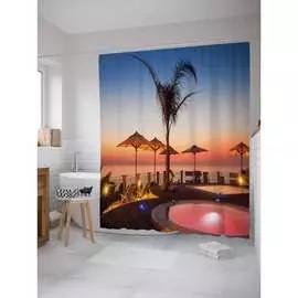 Шторка-занавеска для ванной JOYARTY