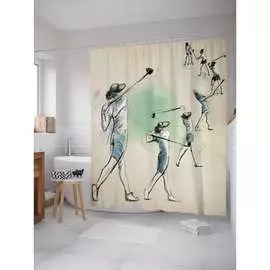 Шторка-занавеска для ванной JOYARTY