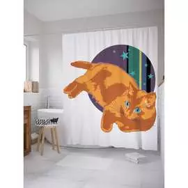 Шторка-занавеска для ванной JOYARTY