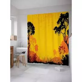 Шторка-занавеска для ванной JOYARTY