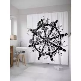 Шторка-занавеска для ванной JOYARTY