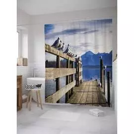 Шторка-занавеска для ванной JOYARTY