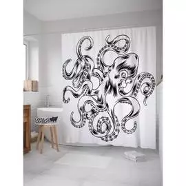 Шторка-занавеска для ванной JOYARTY