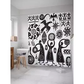 Шторка-занавеска для ванной JOYARTY