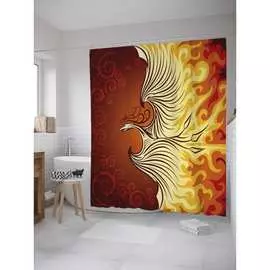 Шторка-занавеска для ванной JOYARTY