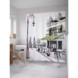 Шторка-занавеска для ванной JOYARTY