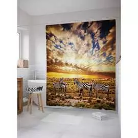 Шторка-занавеска для ванной JOYARTY