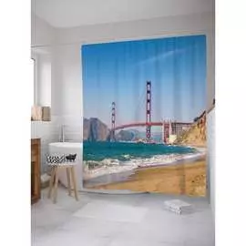 Шторка-занавеска для ванной JOYARTY