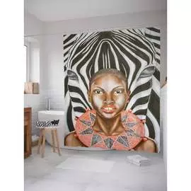 Шторка-занавеска для ванной JOYARTY