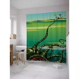 Шторка-занавеска для ванной JOYARTY