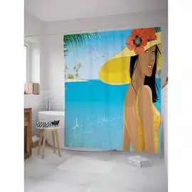 Шторка-занавеска для ванной JOYARTY