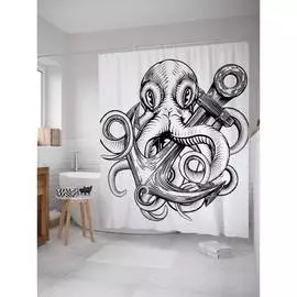 Шторка-занавеска для ванной JOYARTY