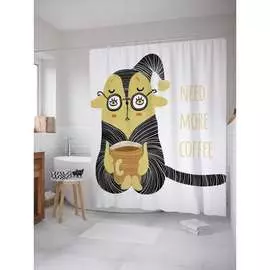 Шторка-занавеска для ванной JOYARTY