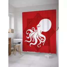 Шторка-занавеска для ванной JOYARTY