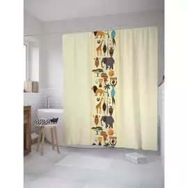 Шторка-занавеска для ванной JOYARTY