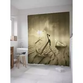 Шторка-занавеска для ванной JOYARTY