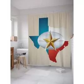 Шторка-занавеска для ванной JOYARTY