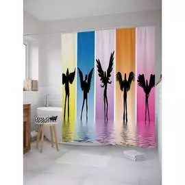 Шторка-занавеска для ванной JOYARTY