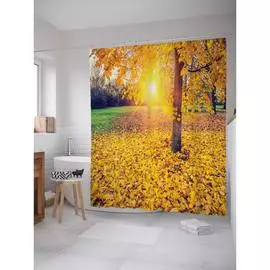 Шторка-занавеска для ванной JOYARTY