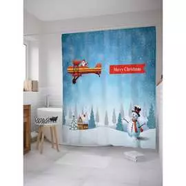 Шторка-занавеска для ванной JOYARTY