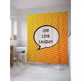 Шторка-занавеска для ванной JOYARTY