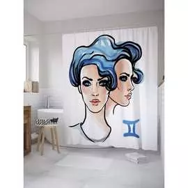 Шторка-занавеска для ванной JOYARTY