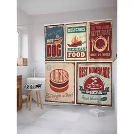 Шторка-занавеска для ванной JOYARTY