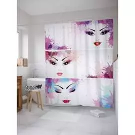 Шторка-занавеска для ванной JOYARTY