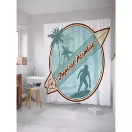 Шторка-занавеска для ванной JOYARTY