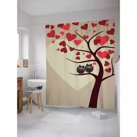 Шторка-занавеска для ванной JOYARTY