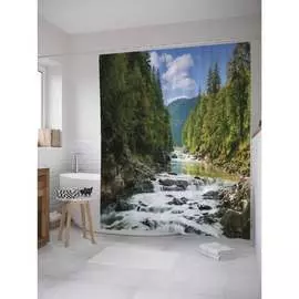 Шторка-занавеска для ванной JOYARTY