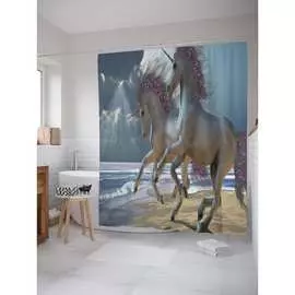 Шторка-занавеска для ванной JOYARTY