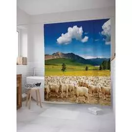 Шторка-занавеска для ванной JOYARTY