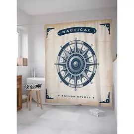 Шторка-занавеска для ванной JOYARTY