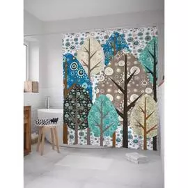 Шторка-занавеска для ванной JOYARTY