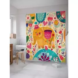 Шторка-занавеска для ванной JOYARTY