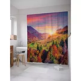 Шторка-занавеска для ванной JOYARTY