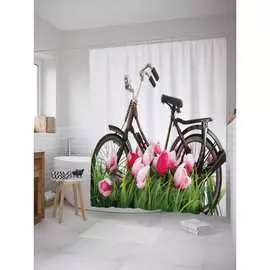 Шторка-занавеска для ванной JOYARTY