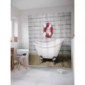Шторка-занавеска для ванной JOYARTY