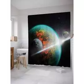 Шторка-занавеска для ванной JOYARTY