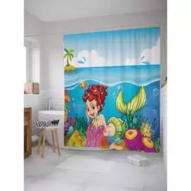 Шторка-занавеска для ванной JOYARTY