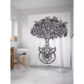 Шторка-занавеска для ванной JOYARTY